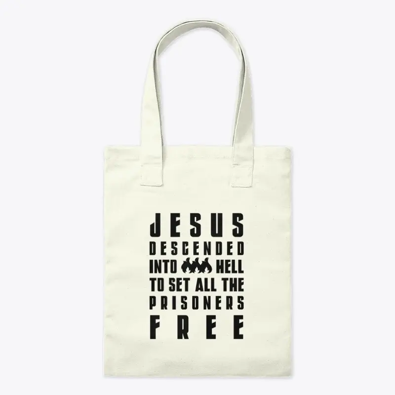 Descent into hell tote bag